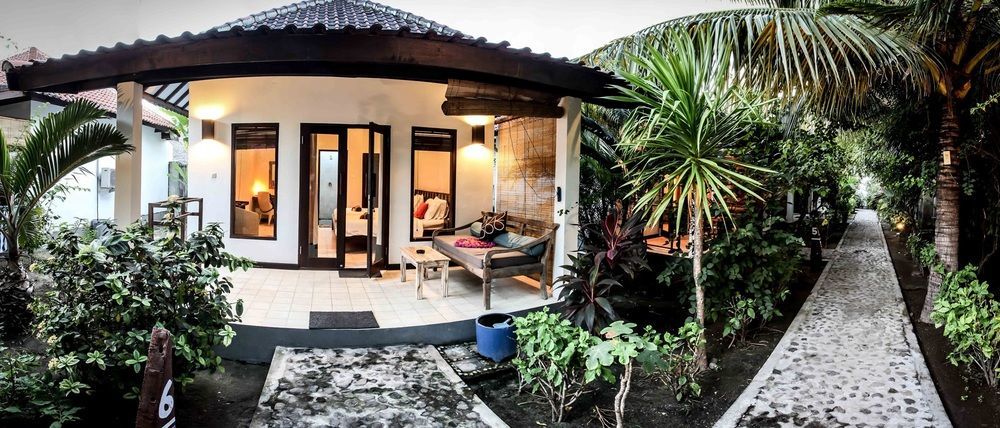 Bale Sampan Boutique Bungalows Gili Trawangan Exterior photo
